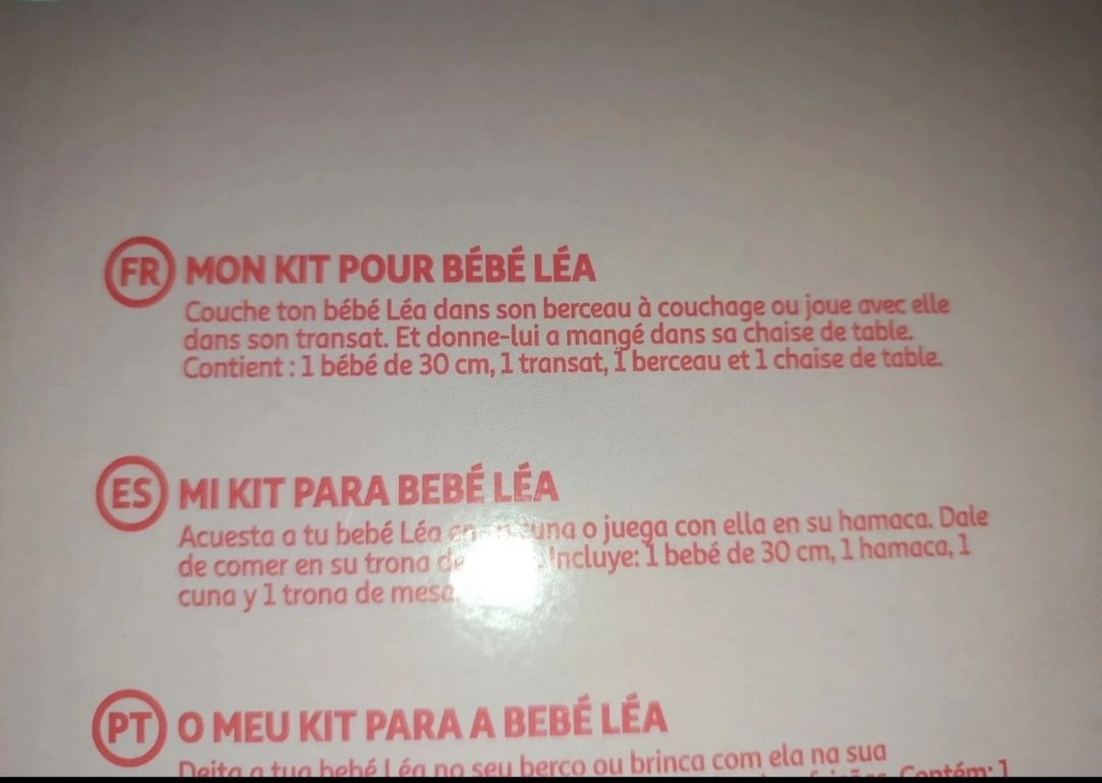 Conjunto de boneca de 30 cm com berço, cadeira de bebê e cadeira – photo 2